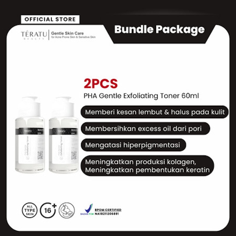Teratu Beauty PHA Gentle Exfoliating Toner 3