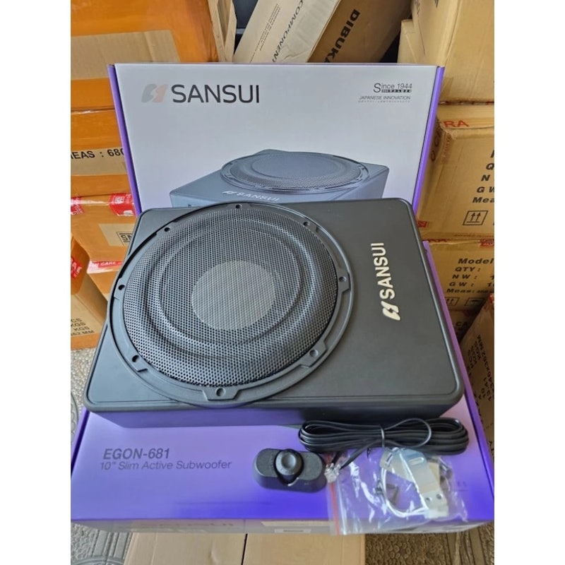 Sansui 10" Slim Active Subwoofer 2