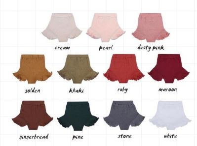 Bohobaby Bloomer Ruffle Rib 