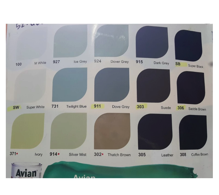 Avia Avian Avian Cat Kayu dan Besi 