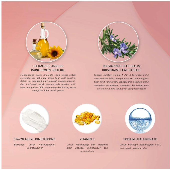 Indokarisma Parvaiz Makmur Mireya Advanced Care Lip Mask