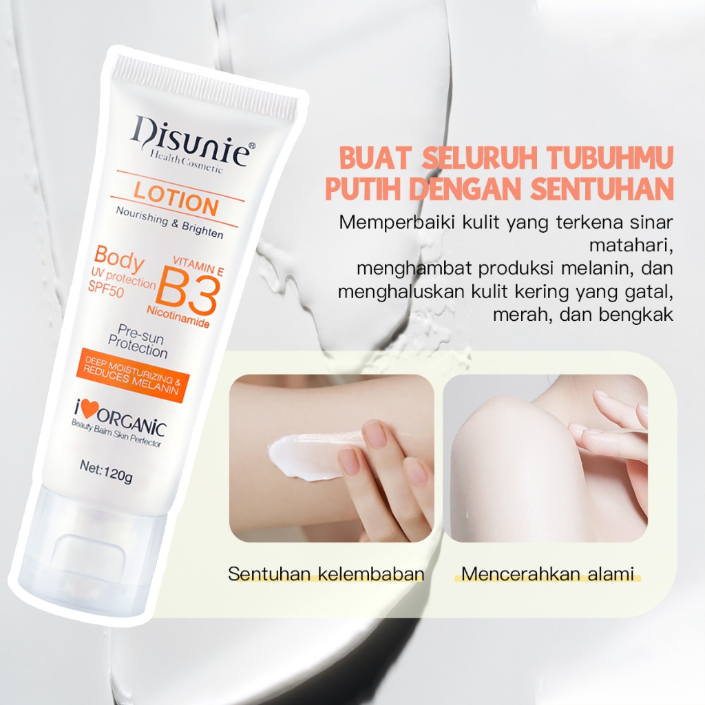 Guangzhou Livepro Beauty Cosmetics Disunie Lotion Nourishing & Brighten Body UV Protection SPF 50