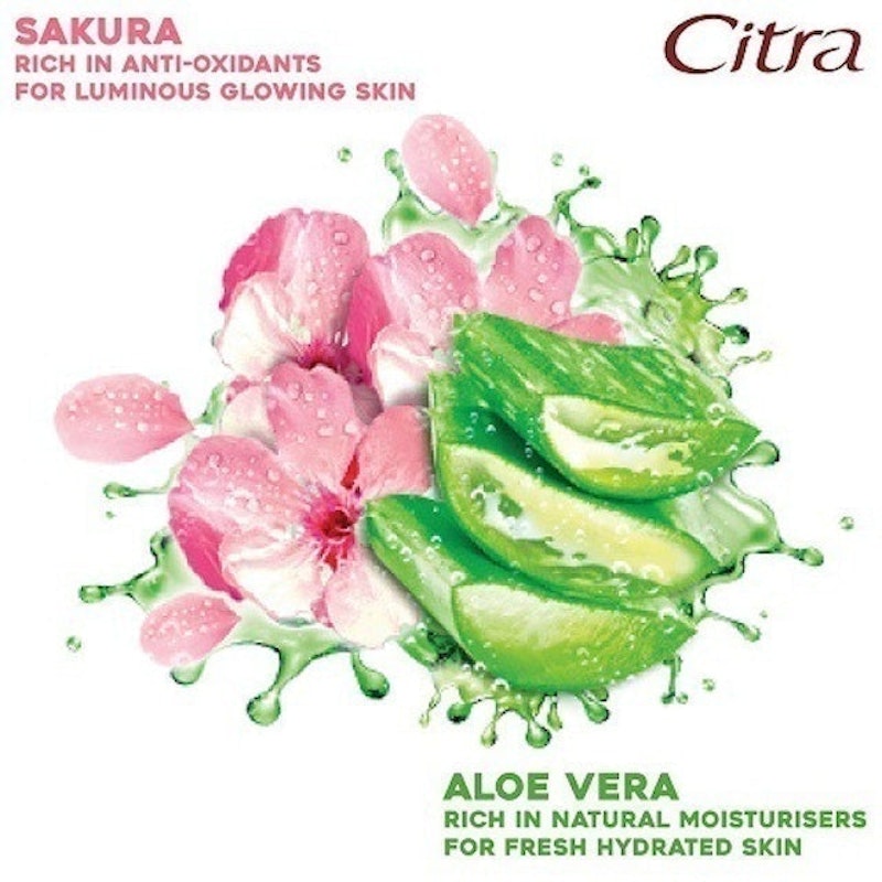 Citra Glow Recipe Sheet Mask Sakura + Aloe Vera 3