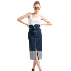 Irene Highwaist Skirt Denim
