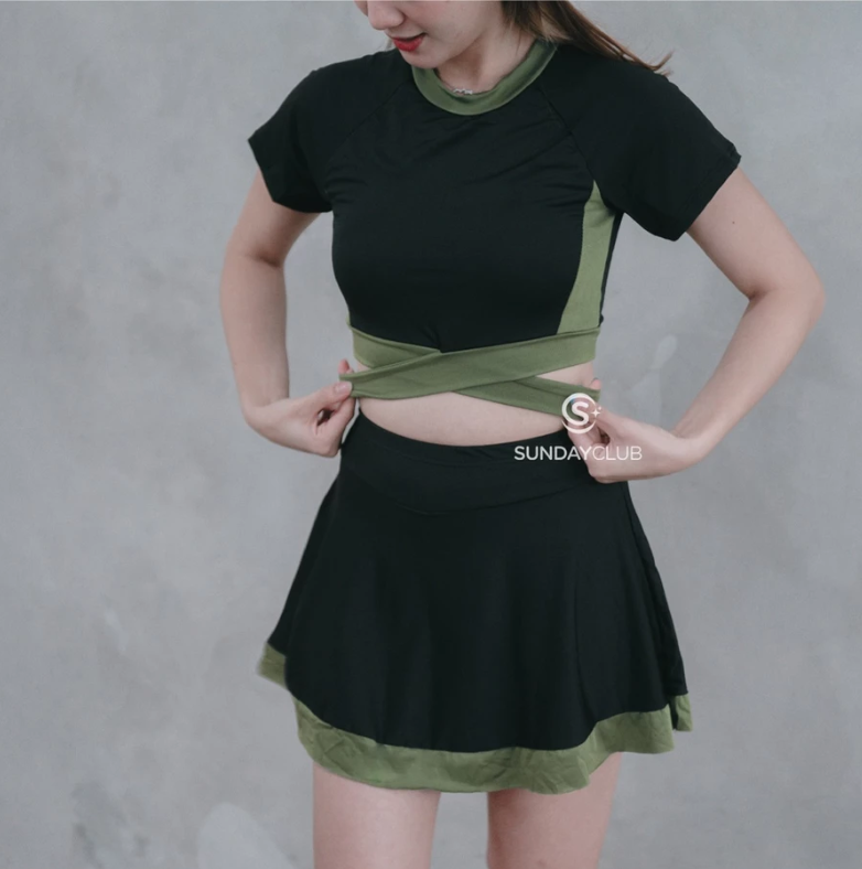  SUNDAYCLUB Elise Bikini Rok Baju Renang