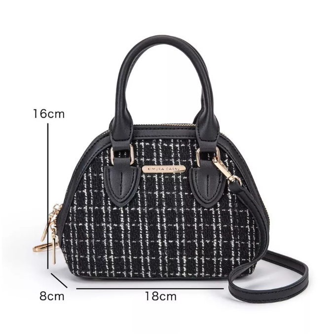  Kimura Carnu Half Moon Bag Mini Rajut  6128