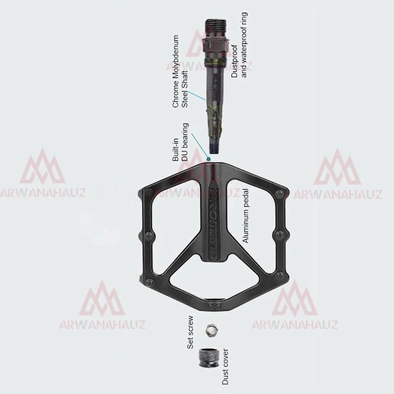 Promend Pedal Sepeda Aluminium Alloy 3