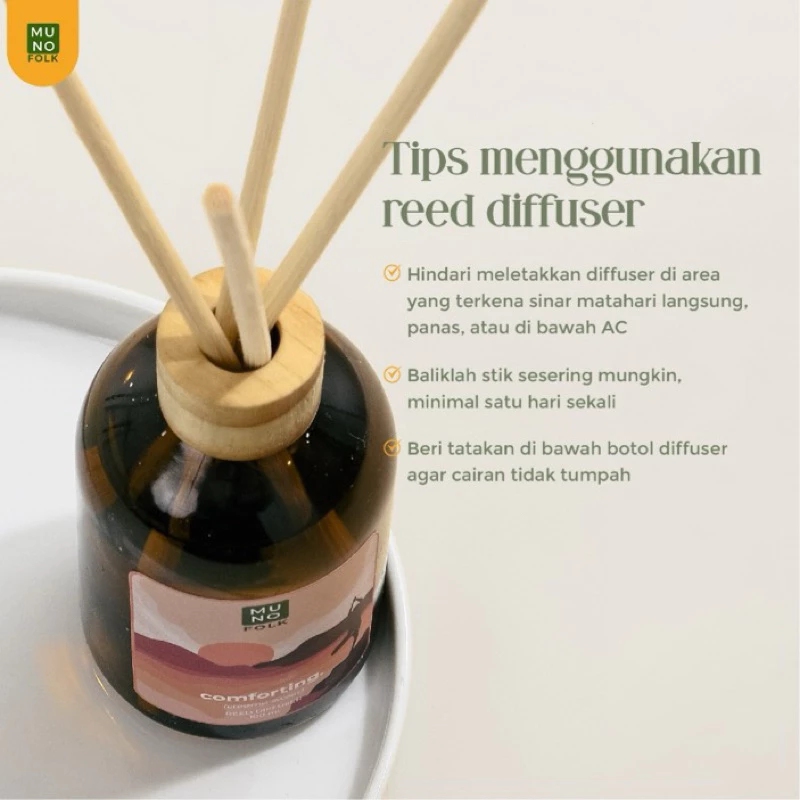Kreasi Bumi Arkananta MUNO Folk Reed Diffuser Yesterday