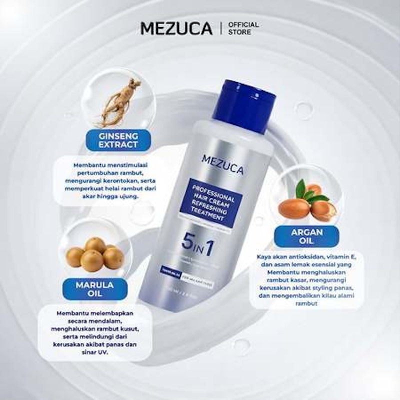 Mezuca Hair Cream Refreshing Treatment 4