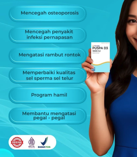 Puspa Pharma Puspa D3 1000 IU