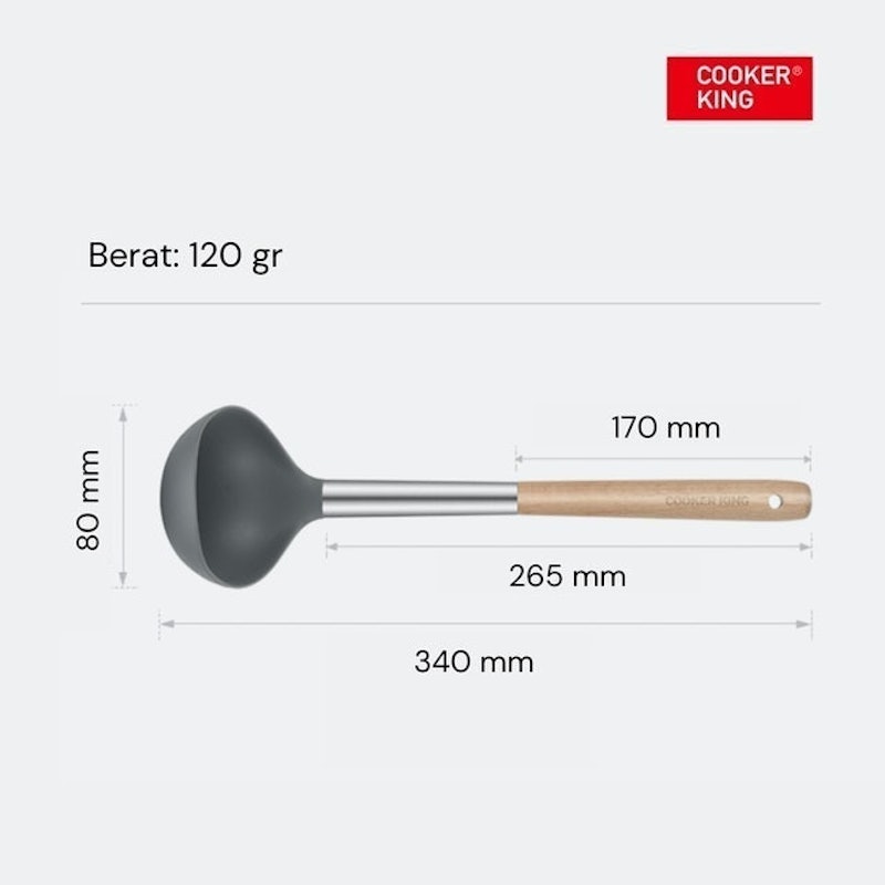 Silicon Ladle Sendok Sop 2