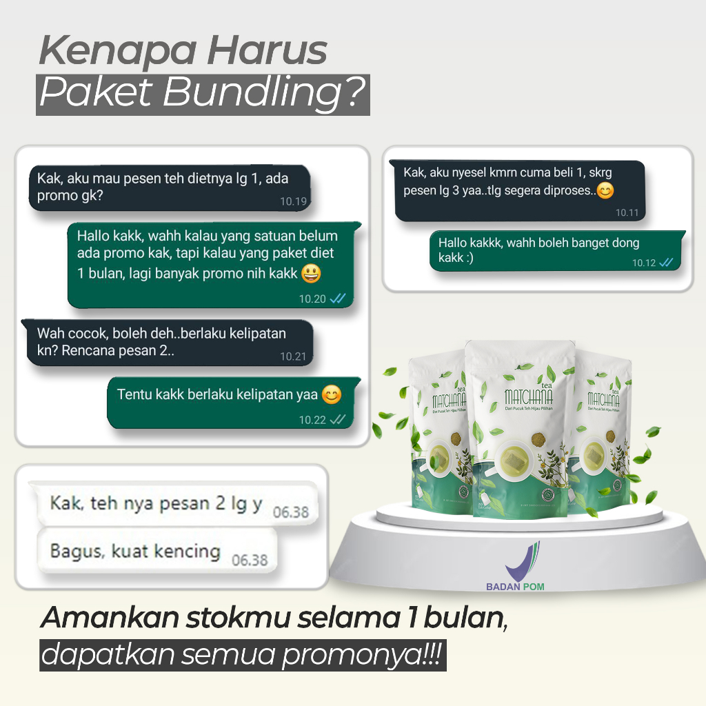 Matchana Teh Diet Teh Hijau & Jati Cina 2
