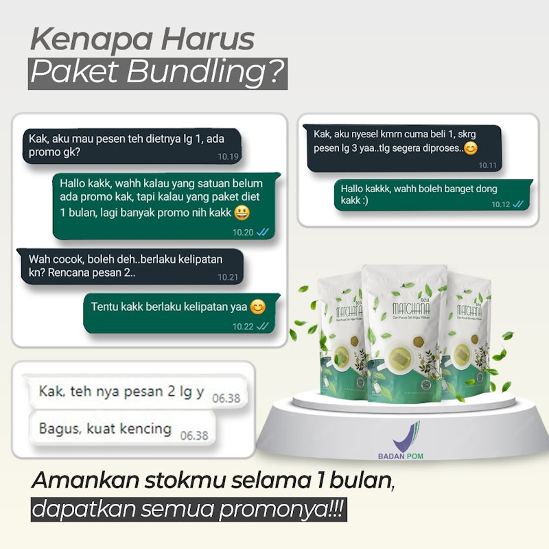 Matchana Teh Diet Teh Hijau & Jati Cina 2