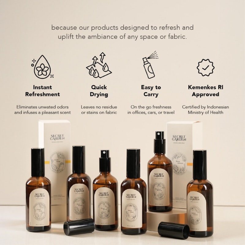 Secret Garden Room & Linen Spray Botanical Blossom 2