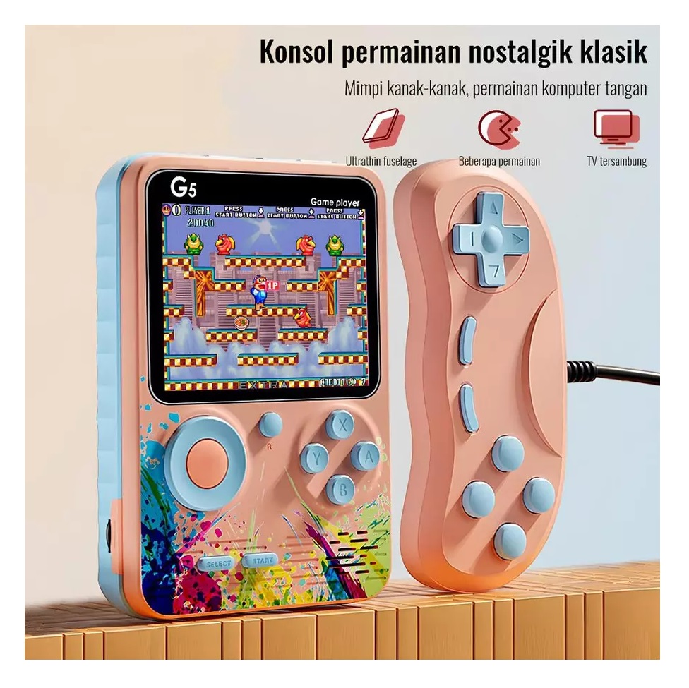 UPLU Game Bot Jadul Retro Mini 500 in 1 2