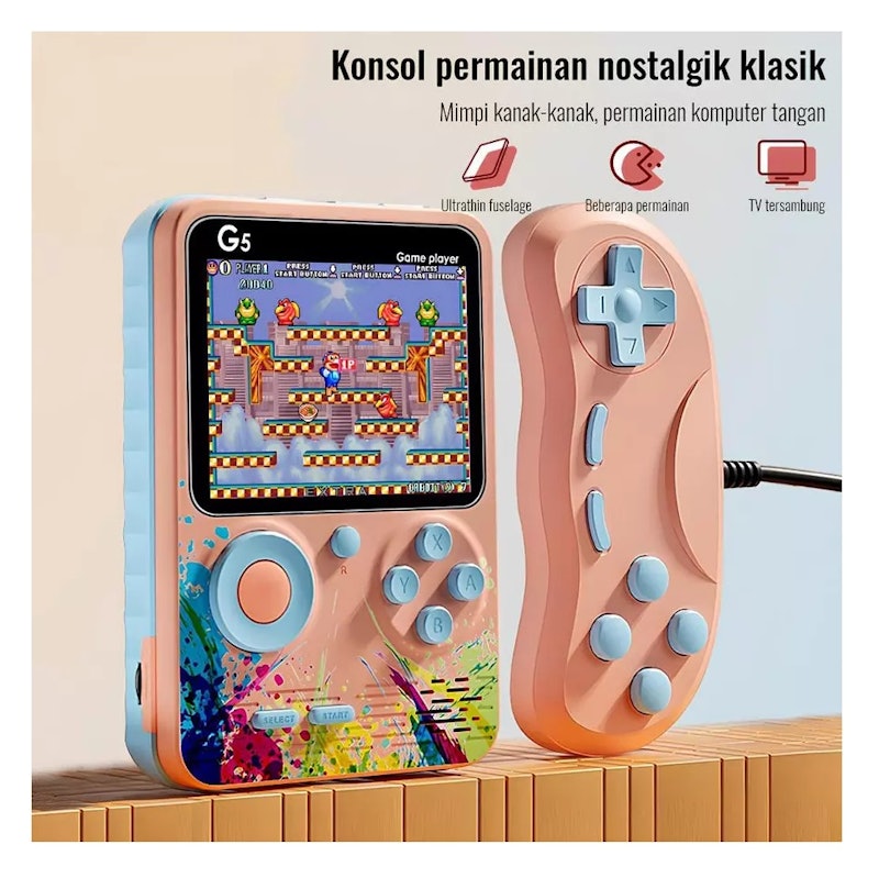 UPLU Game Bot Jadul Retro Mini 500 in 1 2