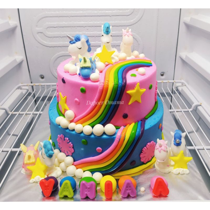 Dapoer O'MAMA  Kue Ulang Tahun Unicorn