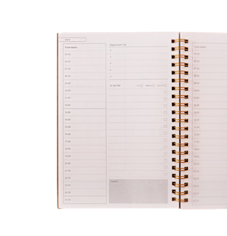 Planner Harian Spiral 3