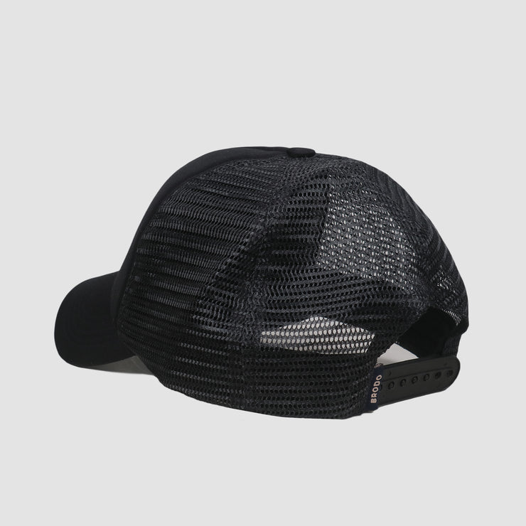 Brodo Ganesha Indonesia BRODO Bigger Trucker Hat All Black