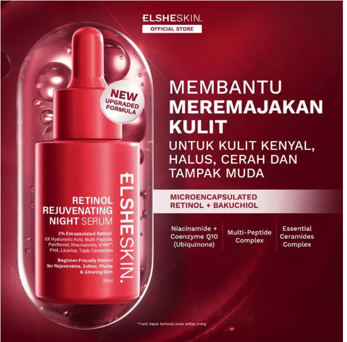 Elshe Estetika Nusantara ElsheSkin Retinol Rejuvenating Night Serum