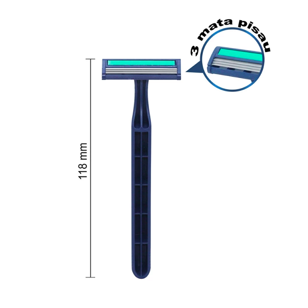 Penco Mega Abadi Montana Razor 3 Blades 6 Pcs TRZ-3B