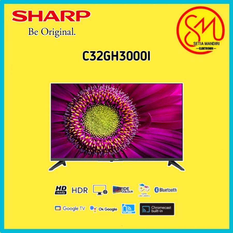 SHARP Electronics SHARP Smart Google TV 32 Inch 2T-C32GH3000i