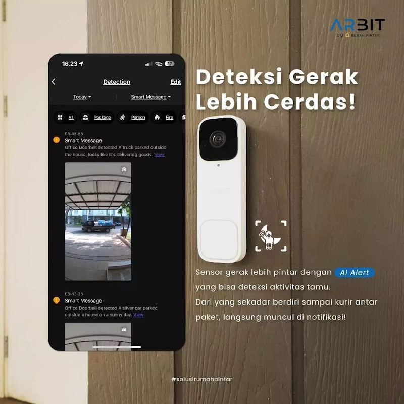 ARBIT Smart WiFi Video Doorbell Pro 2