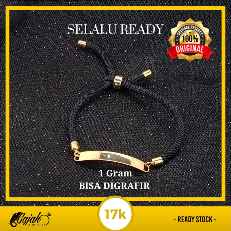 Gelang Peneng Tali Emas 17K 2