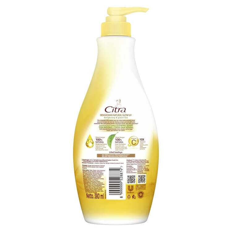 Unilever Indonesia Citra Bengkoang Natural Glow UV