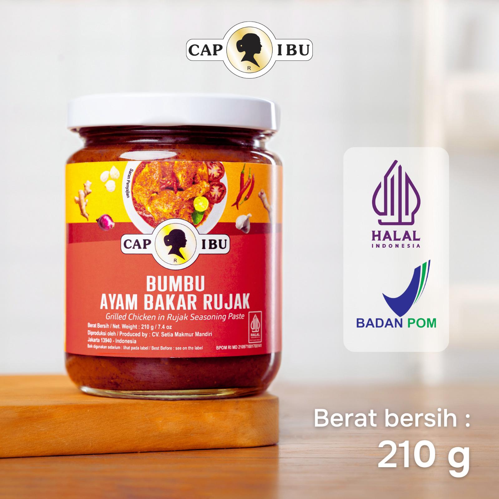 Setia Makmur Mandiri CAP IBU Bumbu Ayam Bakar Rujak