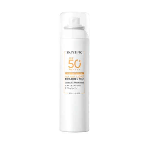 SKINTIFIC ｜ All Day Light Sunscreen Mist SPF 50+ PA++++