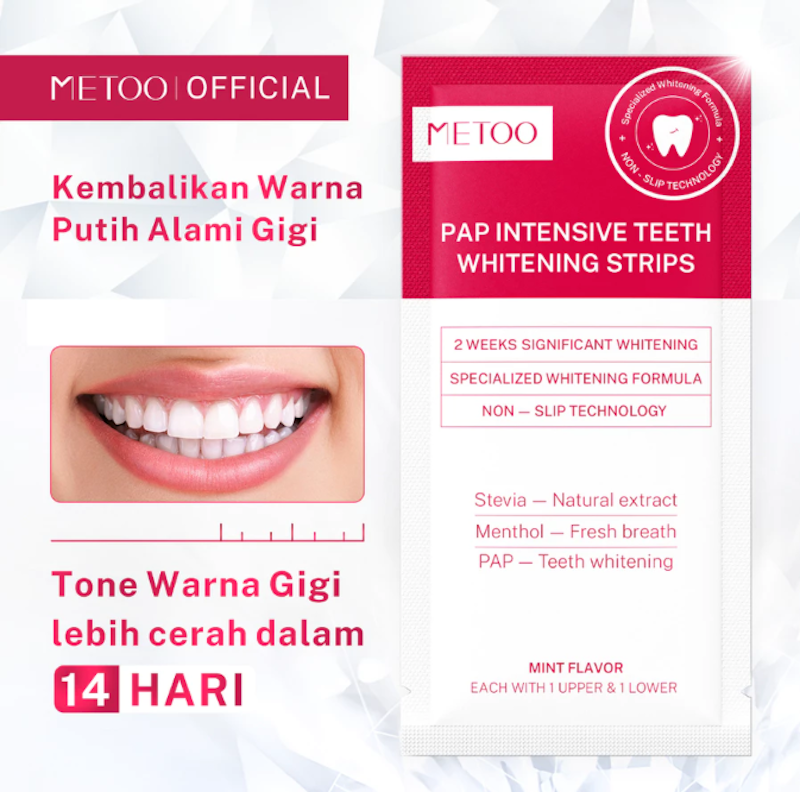 METOO PAP Intensive Teeth Whitening Strips 2