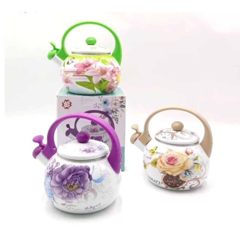 Teko Enamel Kembang 2