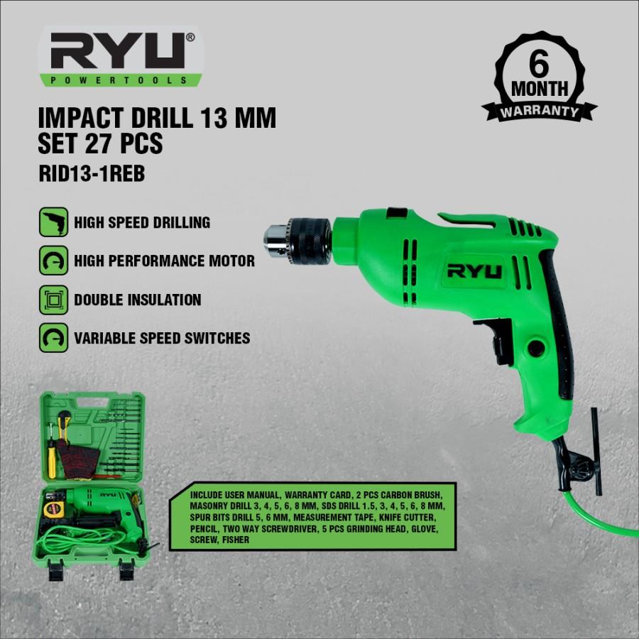 RYU Power Tools RYU Impact Drill RID13-1REB