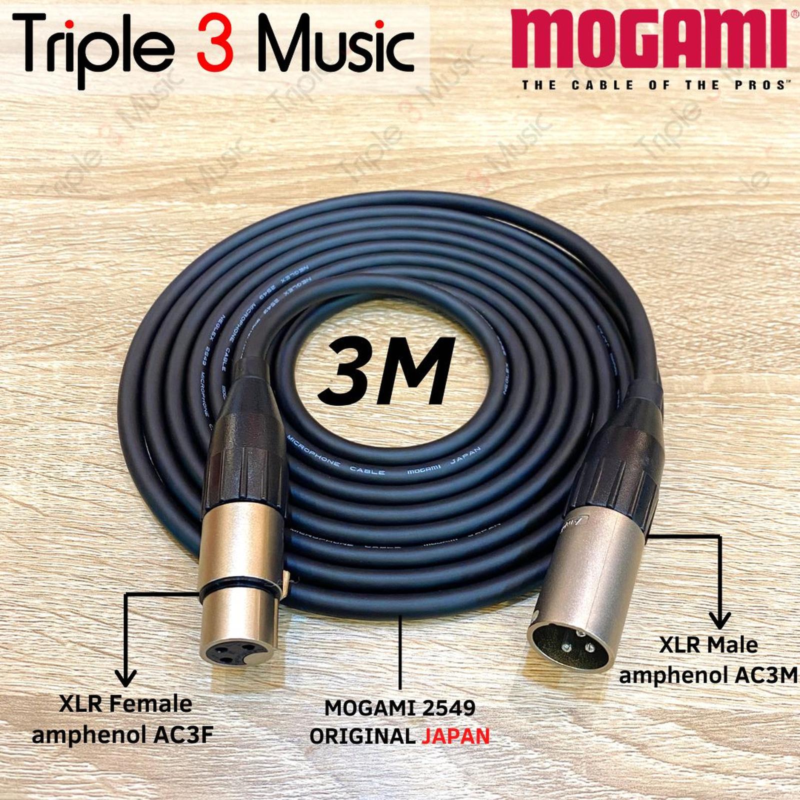 Mogami High Quality Balanced Microphone Cables 2549 4