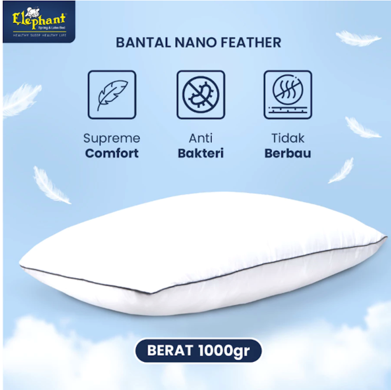 Elephant Bantal Nano Feather 4