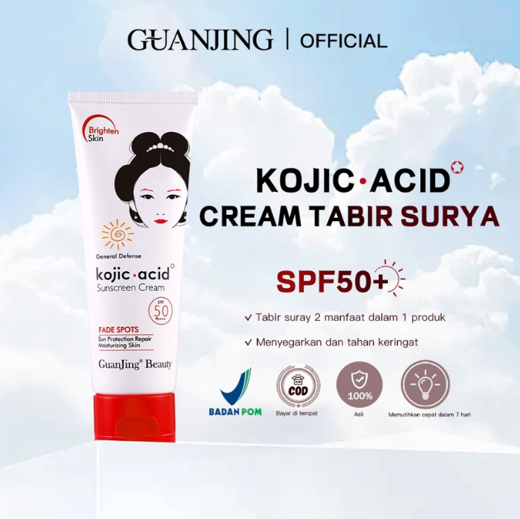  GUANJING Kojic Acid Sunscreen Cream SPF50 PA++++