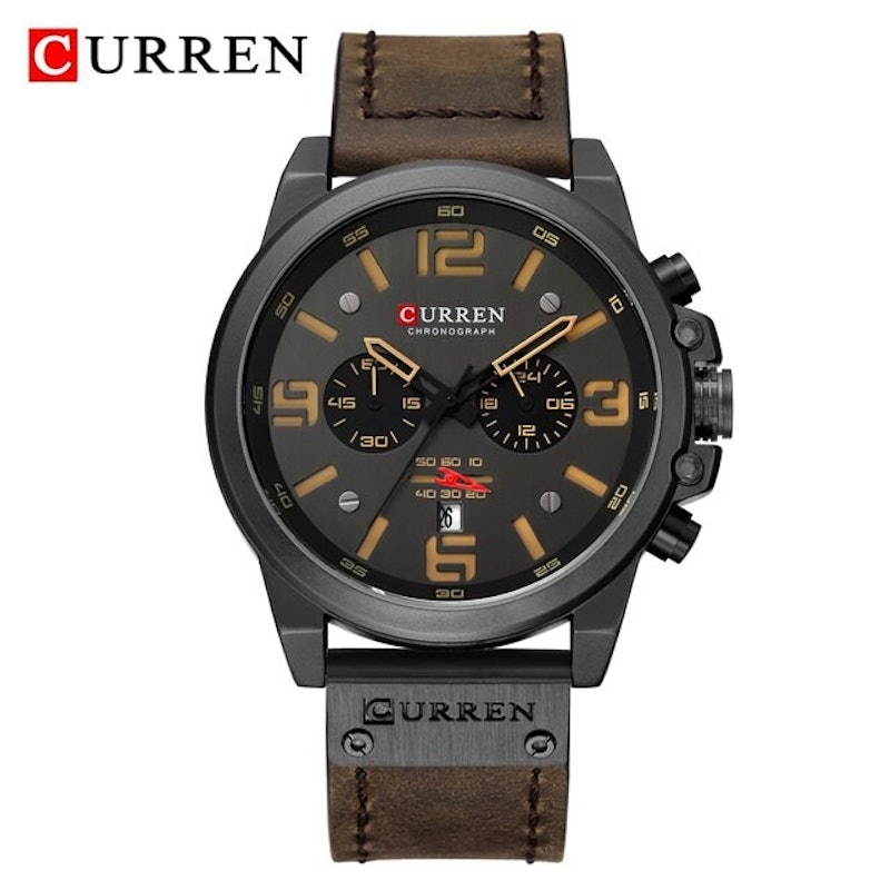 Curren Original Brand Leather Straps Wrist Watch for Men 5