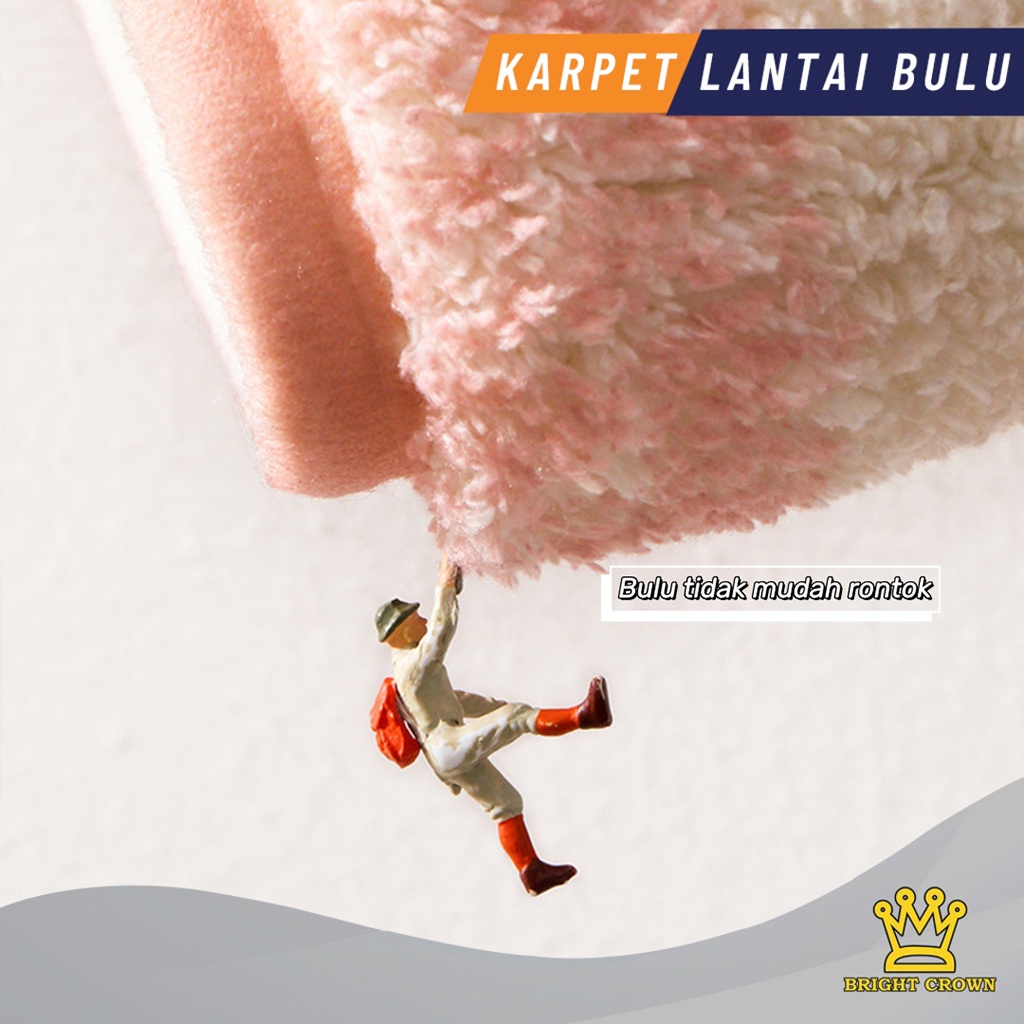 Bright Crown Karpet Lantai Bulu
