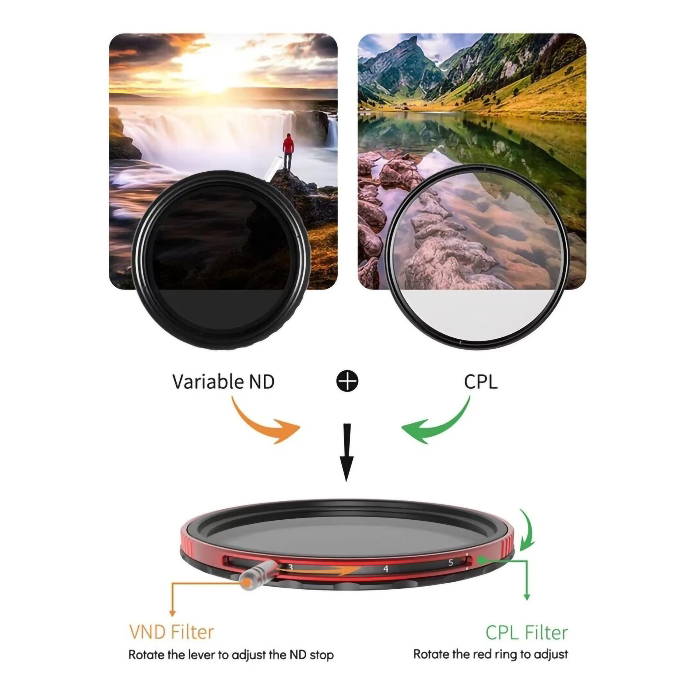 Haida Haida PRO II CPL-VND Filter Lens