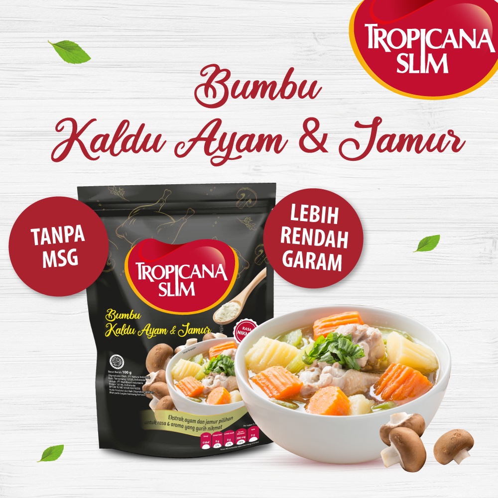 Nutrifood Indonesia Tropicana Slim Bumbu Kaldu Ayam & Jamur