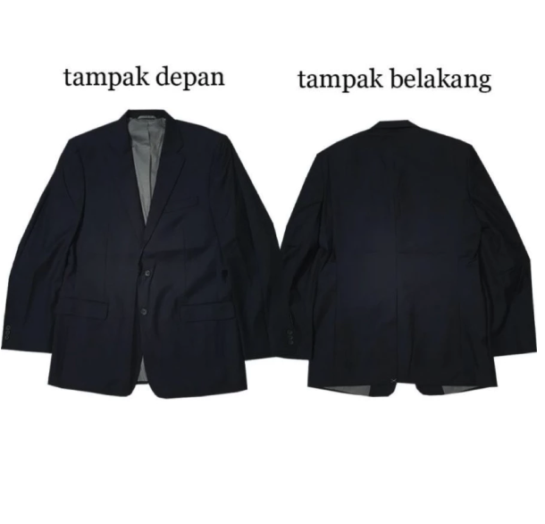  Youngsung Exclusive Setelan Jas Pria Super Jumbo Hitam