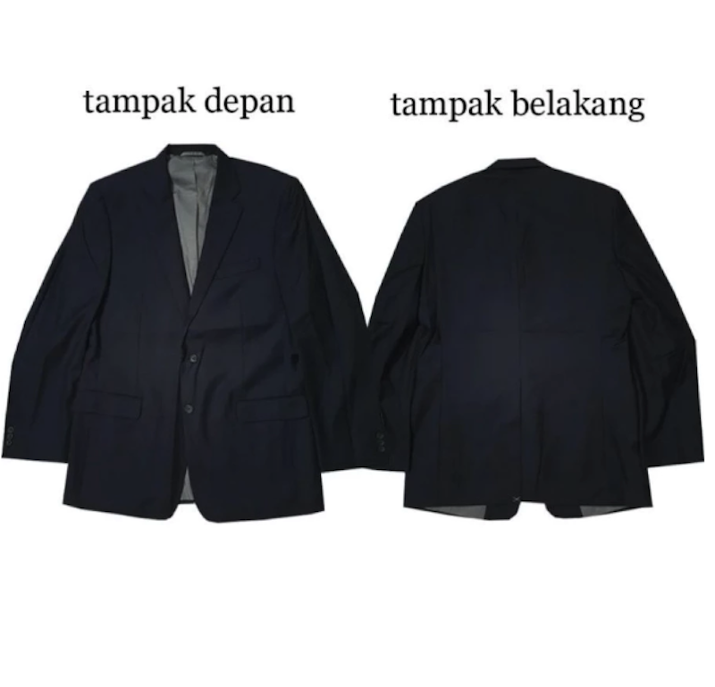 Youngsung Exclusive Setelan Jas Pria Super Jumbo Hitam 3