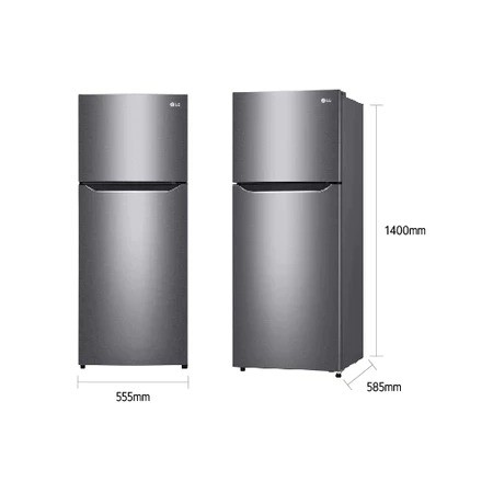 LG Kulkas 2 Pintu Inverter Compressor 202L / 187L GN-B202SFIF