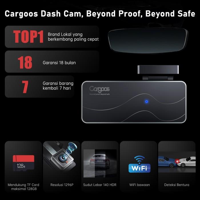 Cargoos 1296P Dash Cam Mobil  2