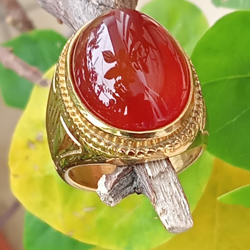 Cincin Batu Sulaiman Madu Natural 3