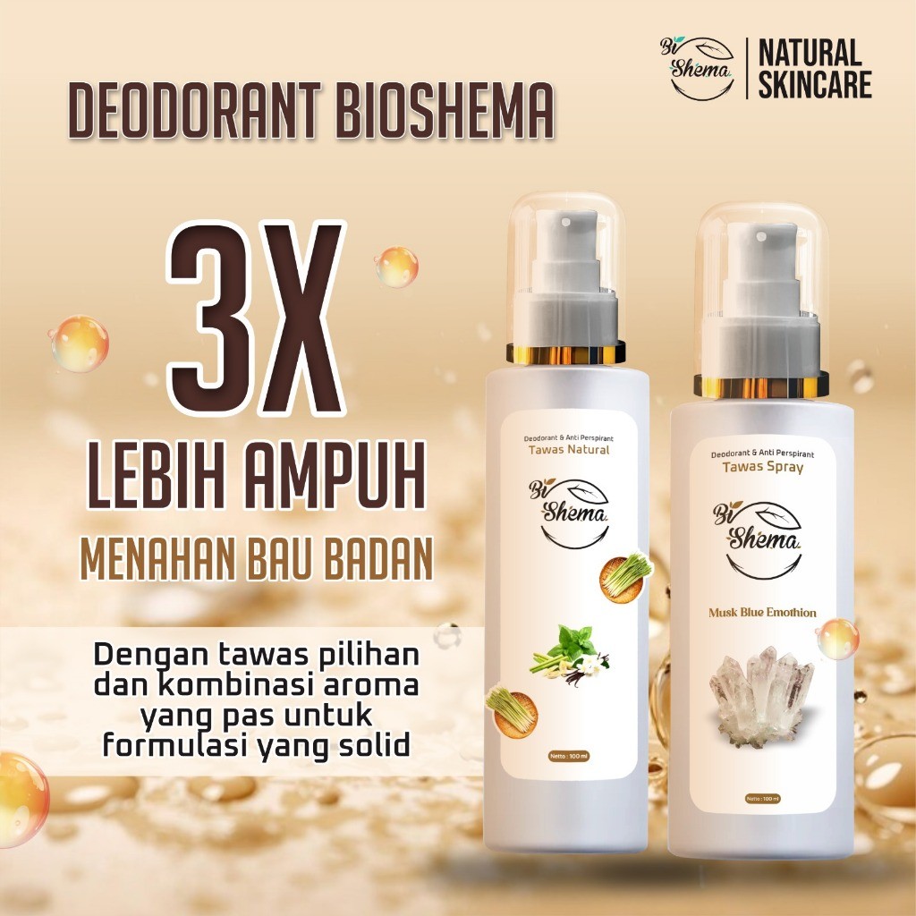 Bio Shema Deodorant Tawas Musk Blue Emothion