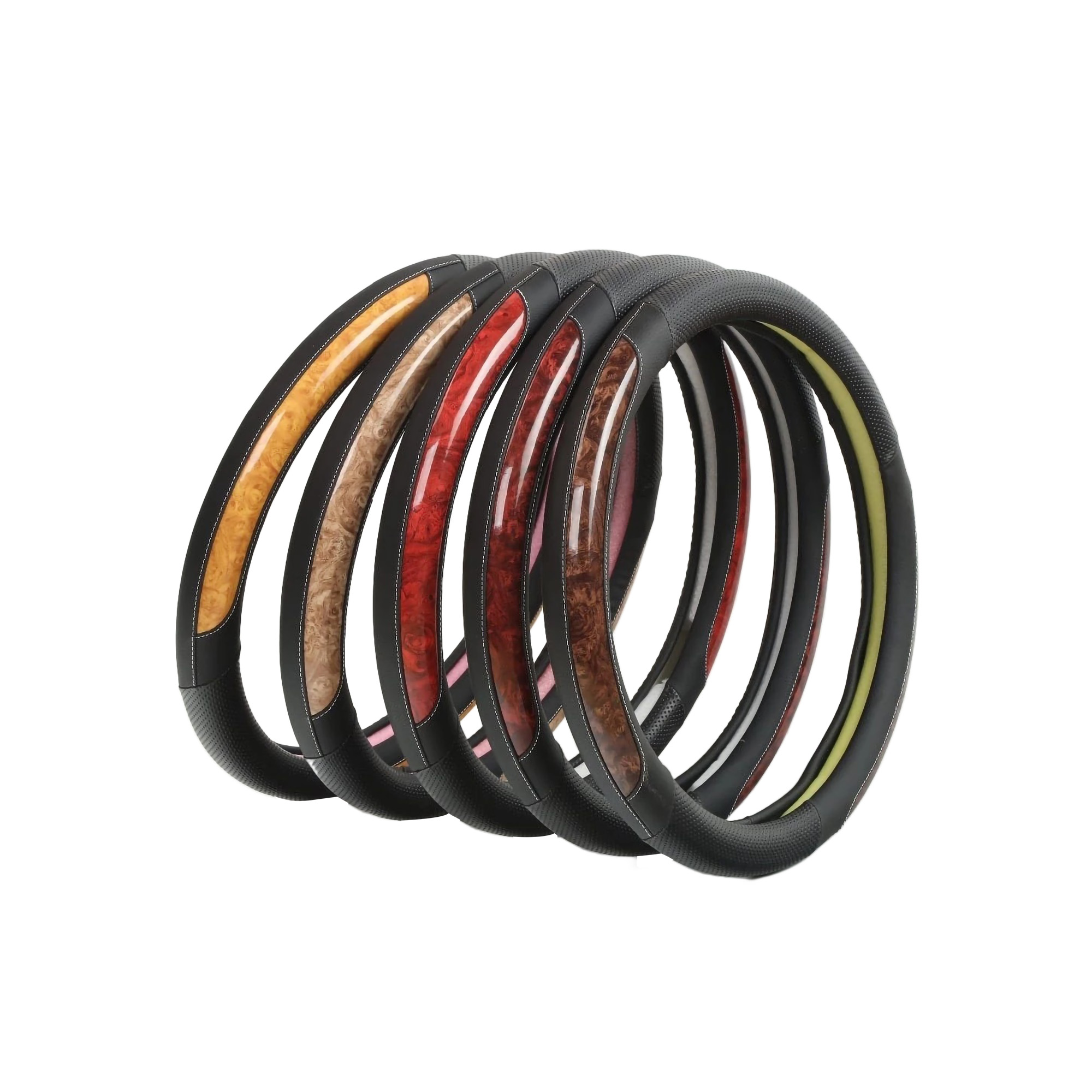 Sarung Stir Mobil Motif Kayu 