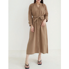 Eloise Maxi Dress Longsleeve Linen