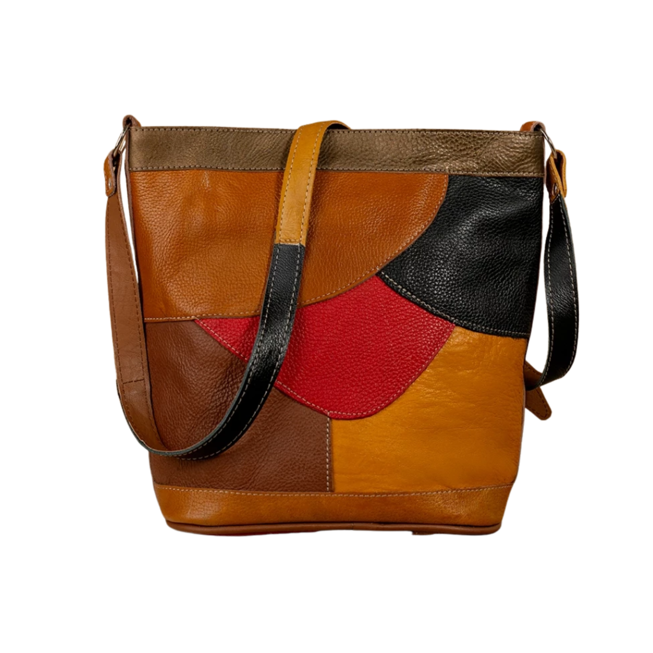 Kenes Leather Sling Bag Perca Mix